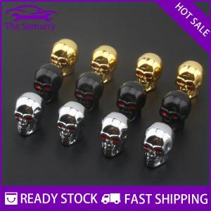 Samurry ✨Hot Sale✨ กะโหลกวาล์วหมวก ABS ปลั๊กล้อรถสำหรับล้อแม็กวาล์ว CAP Auto Valve ฝาครอบหัวนมสำหรับรถยนต์รถจักรยานยนต์จักรยาน