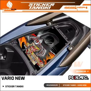 STICKER STIKER TANGKI MOTOR VARIO NEW 2018 SAMPAI 2024 STIKER TENGKI BENSIN VARIO 125 DAN 150 MOTIF