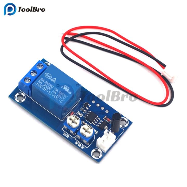 12V Vibration Sensor Module Shock Sensor Relay Switch Adjustable ...