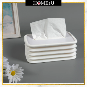 【Free Tissue】Premium Silicone Foldable Tissue Box Foldable Pumping Tissue Storage Container 硅胶纸巾盒可折叠升降回弹抽纸盒【Home2u】
