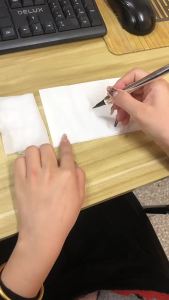 A.M.G Two-Pronged Eyebrow Pencil Waterproof Smudge-Proof Ultra-Fine Eyeliner Liquid Pen Long-Lasting Natural Eyebrow Three-Dimensional Genuine Eyebrow Pencil