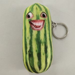 Móc Khóa Hình Dưa Hấu Biểu Tượng Cảm Xúc Vui Nhộn 10cm