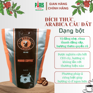 Cà phê bột Đích thực 100% Arabica - Đắng nhẹ chua thanh đẳng cấp (Pha máy/phin) [500g]