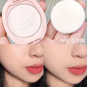 XIXI Soft Light Feather Setting Powder Matte Natural Clear Not easy to get stuck Powder Comes with Flocking Puff Setting Powder