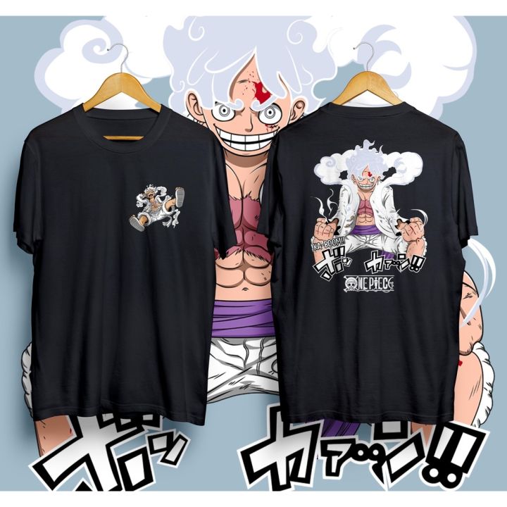 UNIQ.PRINTS GEAR 5 LUFFY GRAPHIC COTTON TSHIRT FOR MEN AND WOMEN