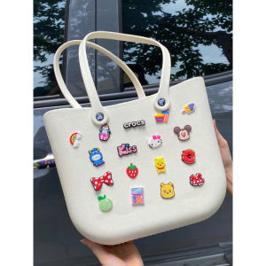 TẶNG KÈM CHARM GẮN TÚI- túi crocs đi biển du lịch tiện dụng nhựa cao cấp siêu nhẹ bền đẹp size