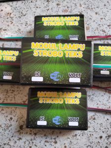 Modul strobo text 5 barisModul strobo truk 24 voltModul strobo pick up volt