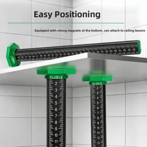 XIJIBAN Marking Scale Tile Leveling Ruler ic Design High Gauge Ceiling Leveling Ruler Durable Multi-Purpose Wall Tile Leveling Tool Tile Installation