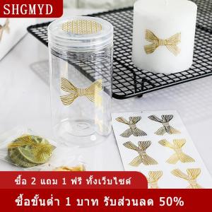 [COD] SHGMYD 30ชิ้น 5แผ่นสติกเกอร์โบว์สีทองน่ารักขนาดใหญ่ติดกาวเค้กขนมหวานบรรจุภัณฑ์สติกเกอร์ของขวัญเครื่องเขียน