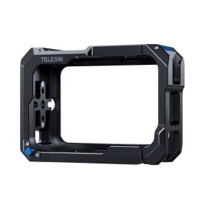 TELESIN S6-FMS-15-TGP Metal Cage Housing Protector Case Utility Frame for GoPro Hero 13 12 11 10 9 Action Camera