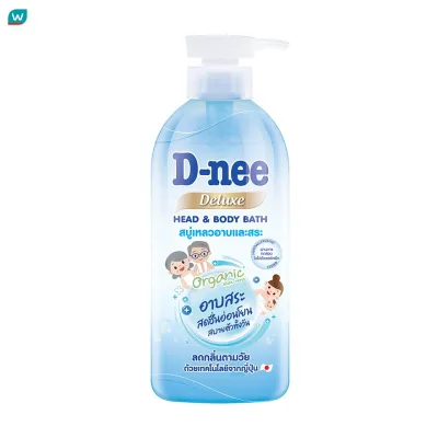 D-nee ดีนี่ ชาวเวอร์ เจล ดีลักซ์ 450 มล. เจลอาบน้ำ ผิวนุ่ม ชุ่มชื้น สดชื่น