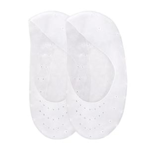 Moisturizing Gel Socks for Dry Cracked FeetHeel Anti Slip Gel Spa Socks Foot Care Feet Protector with Breathable Hole