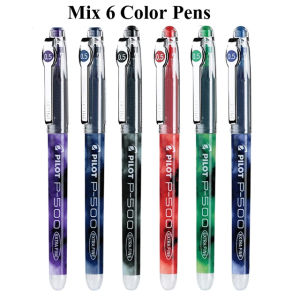 PILOT Precise P-500 Gel Ink Rolling Ball Stick Pens 0.5mm Extra Fine Point Black Blue Red Purple Green Ink Original Japanese