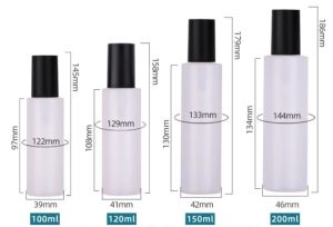 10/30pcs 50/100/120/150/200/250ml Empty Brown /MatteBottle Lotion/ Spray Bottle Empty Cosmetic Container Travel Portable