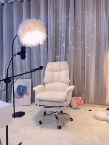 Computer Chair Home Ergonomic Chair Office Long Sitting Couch Soft Reclining Office Chair Anchor Gaming Chair