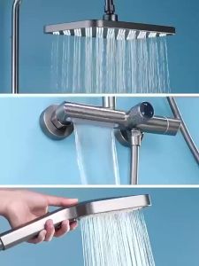 Household Shower Set Time-limited Discount Sale Bathroom Faucet Waterfall Discount Set Wall-Mounted Mixing Valve ShowerFast shipping