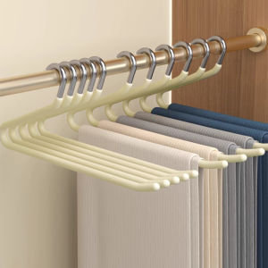 🇸🇬 Pants Hanger Non Slip /Slack/Trousers Pants Hanger Strong Durable Anti-Rust Stainless steel Hangers Clothes hanger