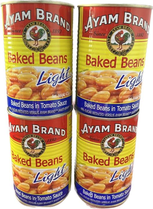 Ayam Brand Baked Beans Can Light [230g] [425g] Lazada