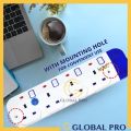 GLOBAL PRO Extension Plug Surge Protector Elektrik Soket Wayar Extension 5 Gang Extention Sirim Office School Home. 