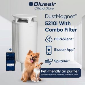[Online Exclusive] Blueair Air Purifier Dust Magnet 5210i with Combo Filter (206 - 1028 ft²/19 - 96 m²)