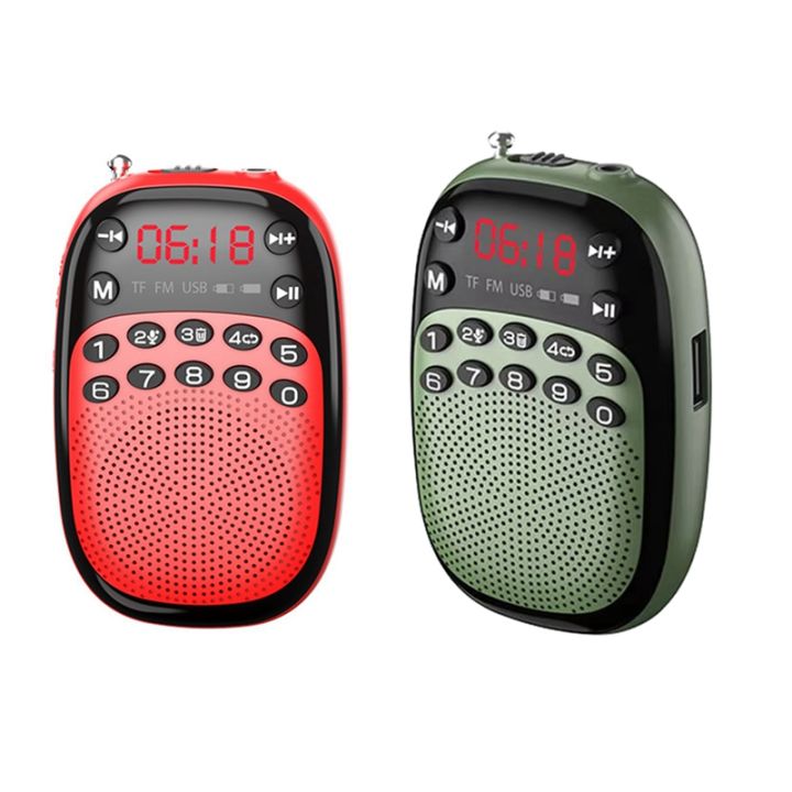 [ben ]Mini Pocket FM Radio Portable Radios Wireless Bluetooth Speaker ...