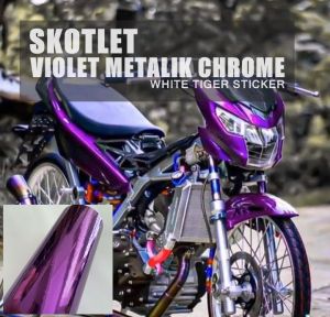Stiker Skotlet Motor Violet Crom: Harga Promo & Cara Beli