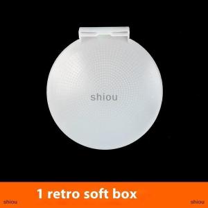 [COD] shiou ไฟเอฟเฟกต์แสงนุ่มและสว่าง1ชิ้นหัวกลมกระจายแสงแม่เหล็กดูดซับสำหรับ V1 S-R2 AK-R11โดมอะไหล่ตัวกระจายแสง