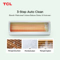 TCL AC Inverter 2PK - Tersedia Pemasangan - AI Tech Hemat Listrik 70% - Anti Bising - Cepat Dingin - Turbo Cooling (Model: TAC-18CSD/XAFI2). 