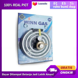 Kompor Gas 1 Tungku Murah Progas / Kompor Satu Tungku / Kompor Murah Promo Satu Set Plus Selang Regulator