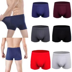 2 in 1 New Mens High Quality Cotton Boxer Brief