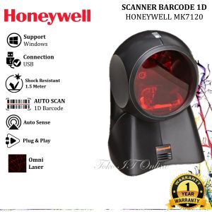 HONEYWELL MK7120 1D BARCODE SCANNER OMNI LASER MS7120/MK-7120/MS-7120