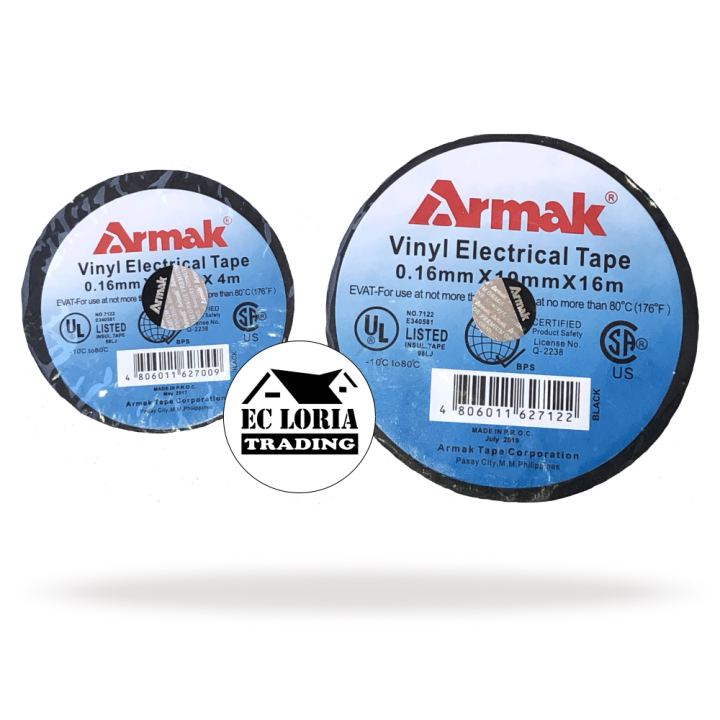 Armak Vinyl Electrical Tape (Black) | Lazada PH