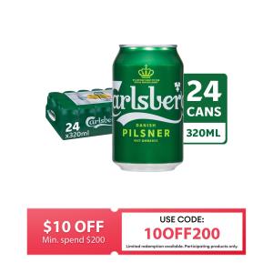 Carlsberg Danish Pilsner Beer Cans (24 x 320ml)