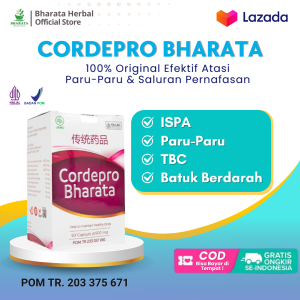 Obat Paru Paru TBC Obat Sesak Nafas Asma Flek Paru Paling Ampuh Cordepro Bharata Original 100%