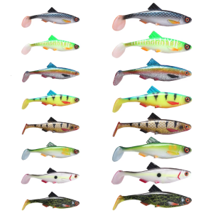 Soft Fishing Baits Slow Sinking Lures Swimbaits Baits 14cm 20.3cm T Tail Fishing Lures Simulation Soft Swimming Lures