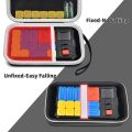 casmilee Case Compatible with Giiker Super Slide Brain Games, Brain Teaser Puzzles Organizer Storage Bag, Flow Slider Puzzle Game Holder (Blue). 