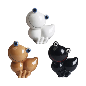 Ceramic Fleshy Pot Planter Emmet Shape Window Box Cactuses Container Gift for Mom Bedroom Desk Decoration