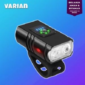 Lampu Sepeda Super Terang Depan 800Lm 1000mAh Senter LED Tahan Air USB Rechargeable