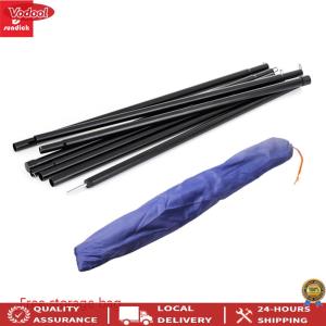 [Vodool Tool] 6.6ft Tent AwningPoleFolding Iron Tube Canopy Rod OutdoorCamping​ Accessories