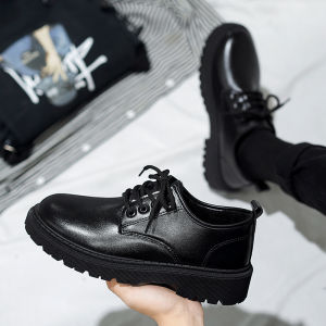 Black shoes for men korean shoes for men shoes for school pormal shoes for men easy soft shoes casual shoes