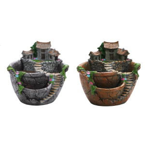 Nhựa trồng chậu hoa container cho không gian sống ban công vườn mọng nước bonsais hiển thị văn phòng sáng tạo trang trí