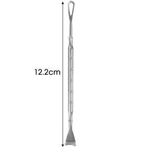 เครื่องกำจัดสิวหัวดำพลั่วสำหรับทำความสะอาดจมูกใบหน้าสแตนเลสทำความสะอาดกำจัดสิวรูขุมขนสองด้านเครื่องมือดูแลผิว