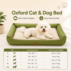 High Quality Dog Beds Pet Bed Cat Soft Oxford Fabric Sleeping Bed Washable Pet Accessories Puppy Bed Soft Mat