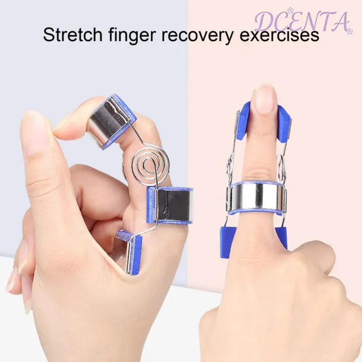 DCENTA Splint Finger Adjustable Light Finger Splint Automatic Return ...
