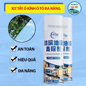 Bình xịt kính tẩy rửa vết ố màu trên kính ô tô chuyên dụng cực mạnh loại bỏ bám bụi và vết bẩn trên kính chai xịt kính mini tiện dụngdung dịch rửa kínhdung dịch tẩy vết ố kính xe