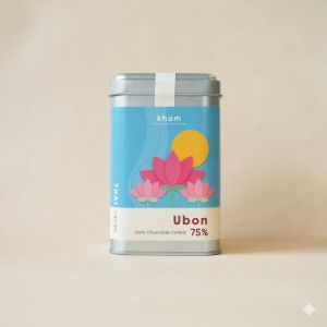 Thais Crafted Chocolate 180g (Khom Chocolatier House) - Ubon (Callets) (No preservatives / emulsifiers) - Pre-order Available to Maximise Shelf Life