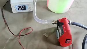 12V 24V Electric Diesel Fuel Transfer Pump Portable Self Priming Kerosene Oil Water Pump Pam Diesel Elektrik Murah