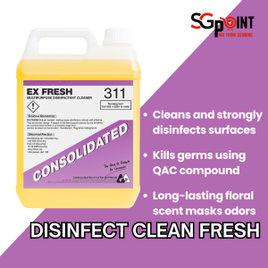 5L Multipurpose Floor Cleaner & Disinfectant (Floral) | Ex Fresh | For Homes Offices