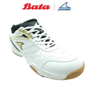 POWER by BATA Kasut Sukan Lelaki Men Black / White Badminton/ Pickleball Court Shoes 8421003 8426003