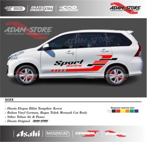 sticker avanza stickermobil avanza stiker avanza stiker toyota avanza